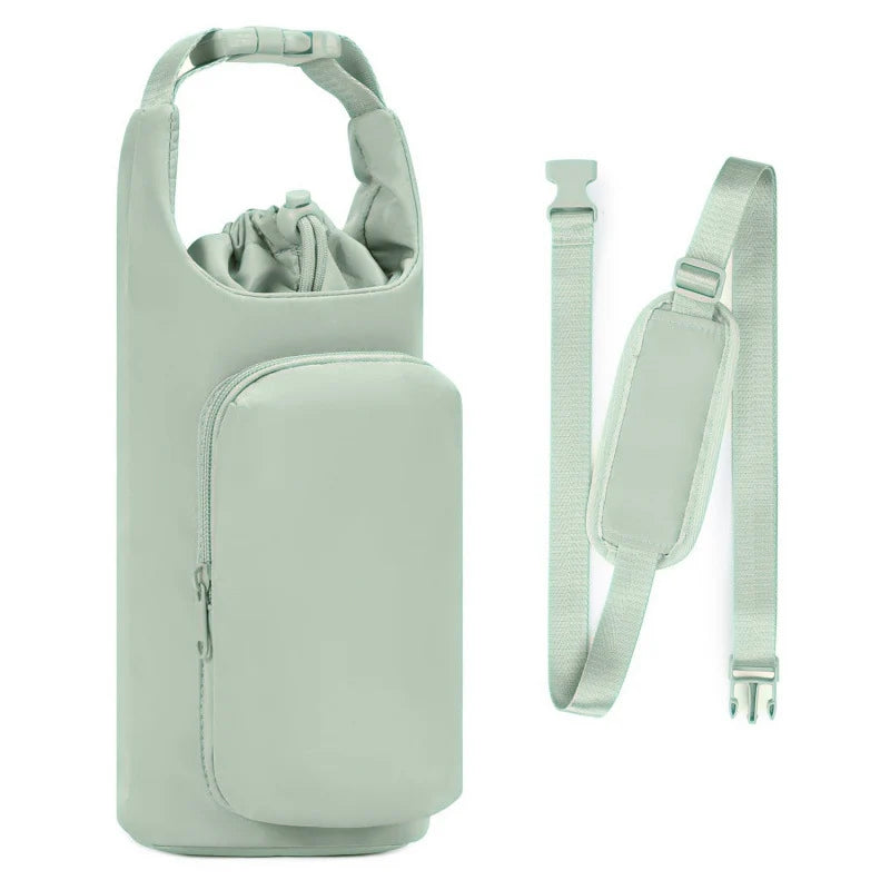 Insulated Beverage Carrier Thermal Insulation Adjustable Strap