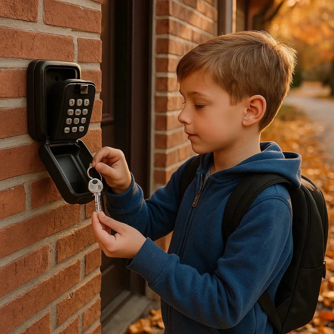 Key Lock Box Resettable Combination Weather-Resistant Metal Wall Mount