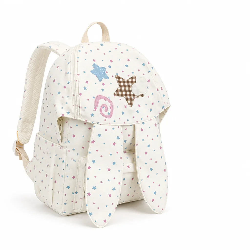 Kids Backpack With Bunny Ears And Padded Shoulder Straps