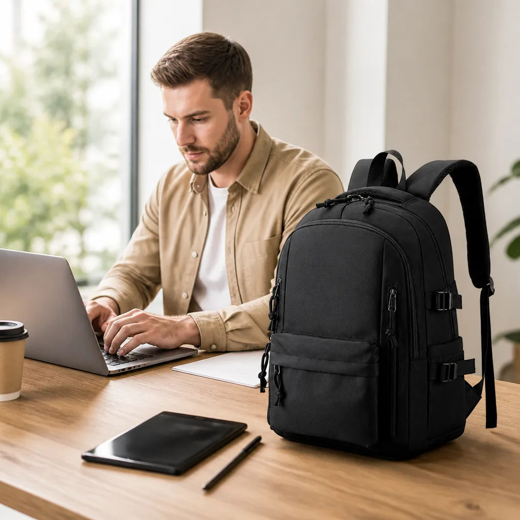 Laptop Backpack Padded Laptop & Tablet Compartment Water-Resistant