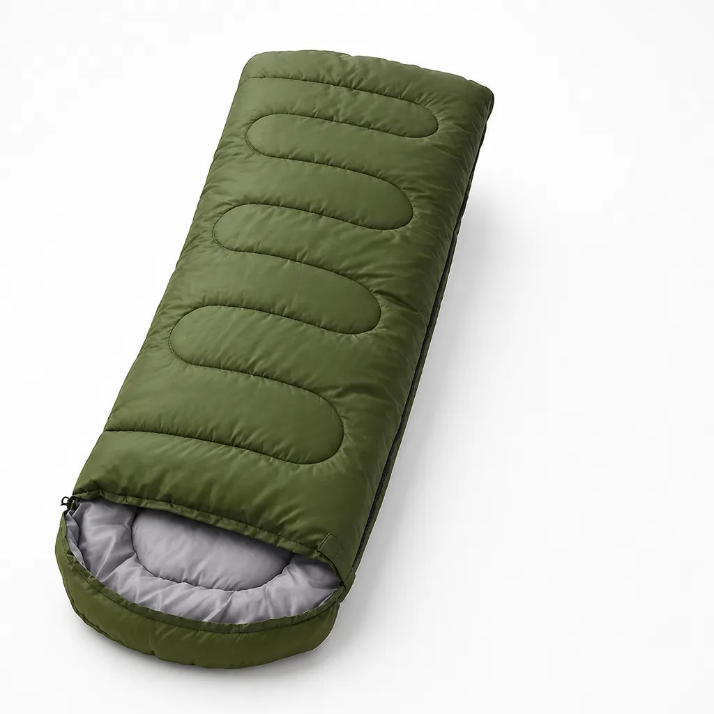 Lightweight Compact Backpacking Sleeping Bag (Water-Resistant Shell)