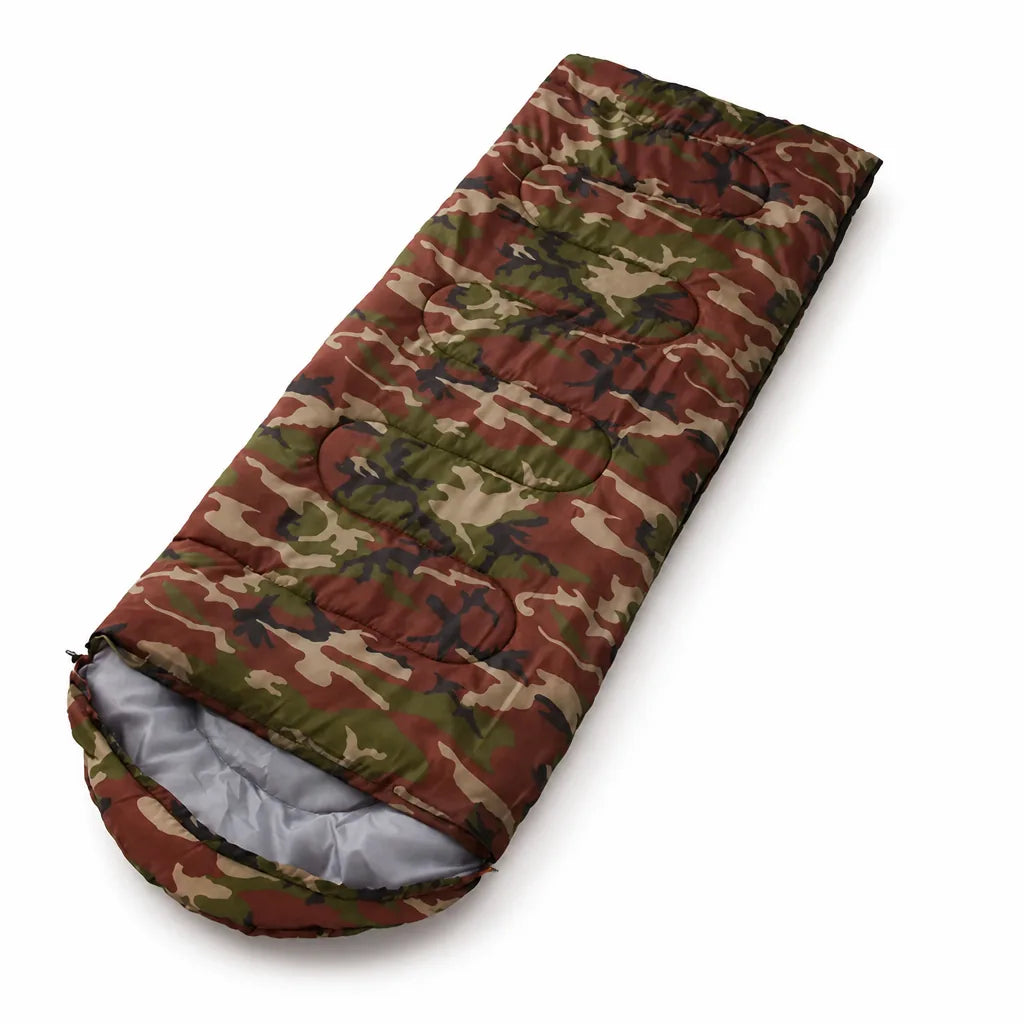 Lightweight Compact Backpacking Sleeping Bag (Water-Resistant Shell)