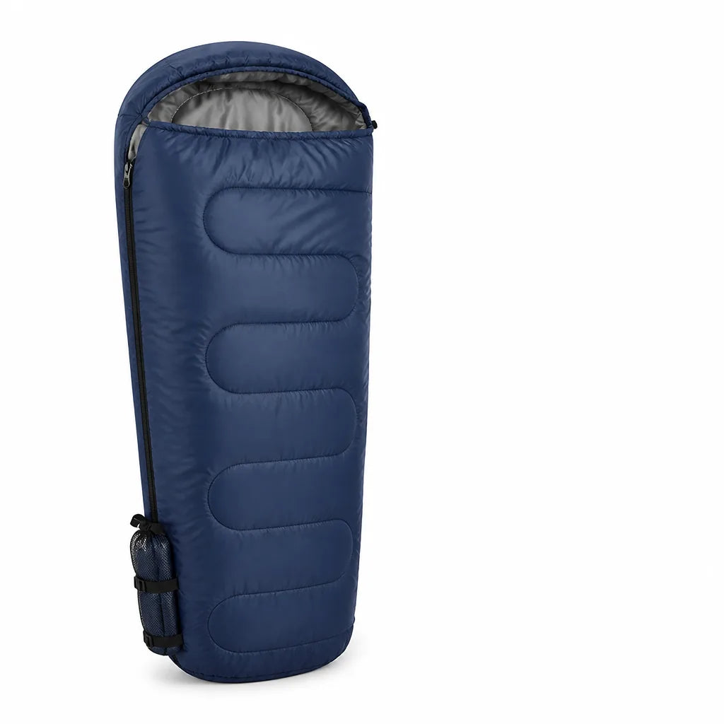 Lightweight Compact Backpacking Sleeping Bag (Water-Resistant Shell)