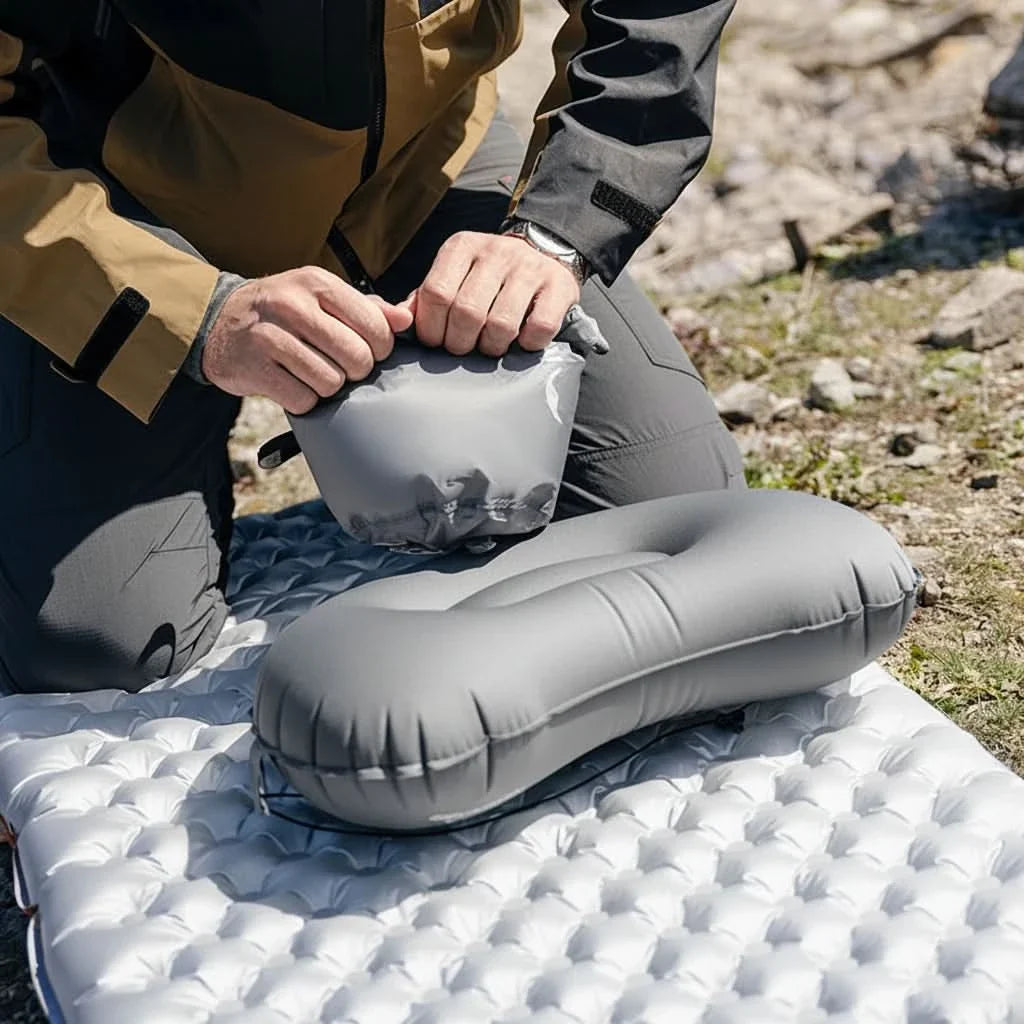 Lumbar Pillow Inflatable Ergonomic Ultralight