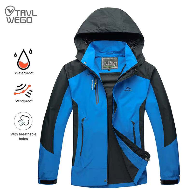 Men's Hiking Jacket Waterproof & Windproof Ultralight Breathable