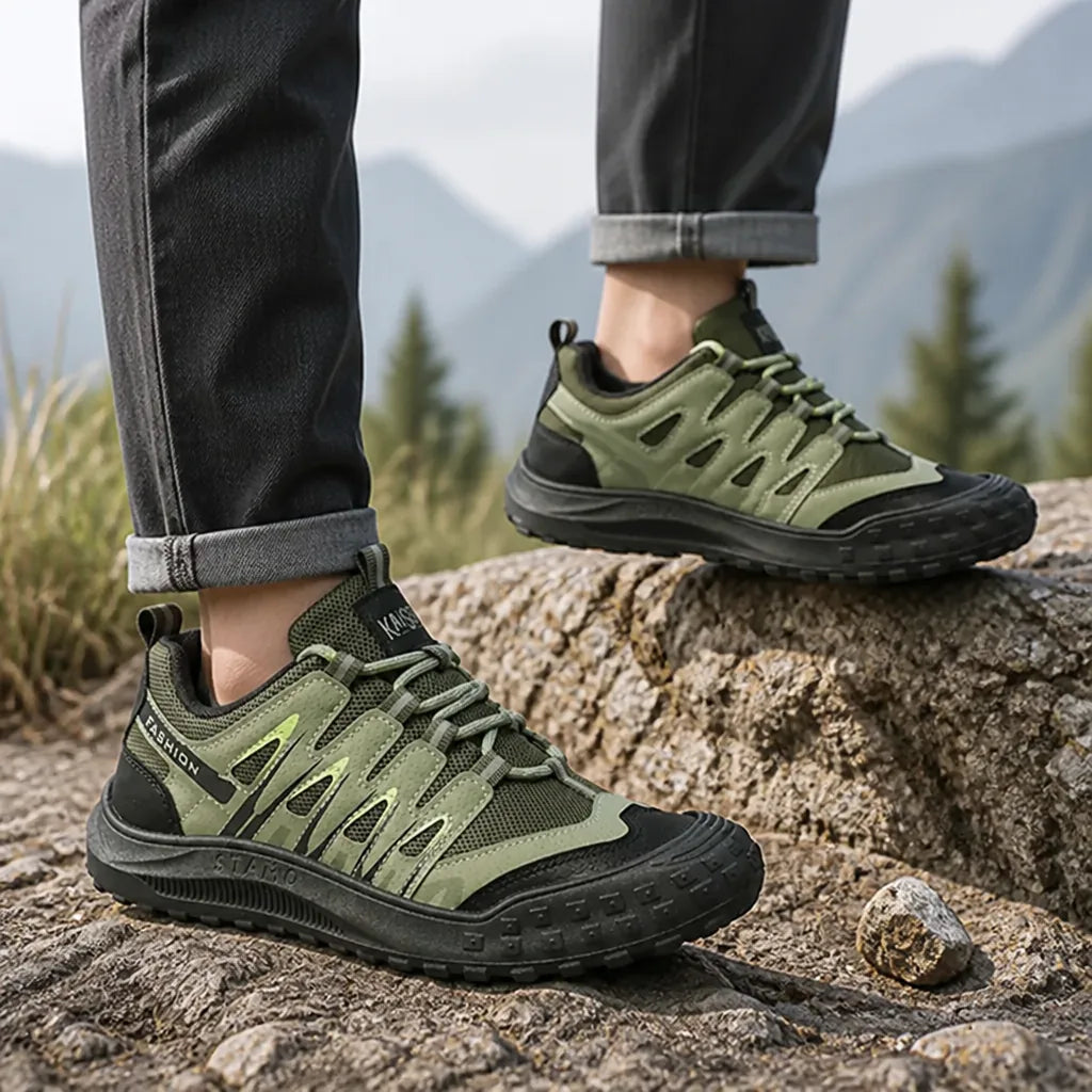 Men's Hiking Shoes Breathable Mesh Abrasion-Resistant Sole