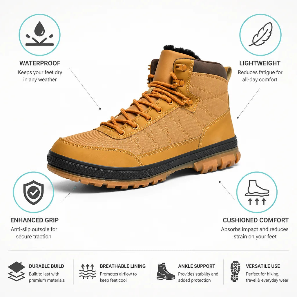 Men's Hiking Shoes Lightweight Waterproof Anti-Slip