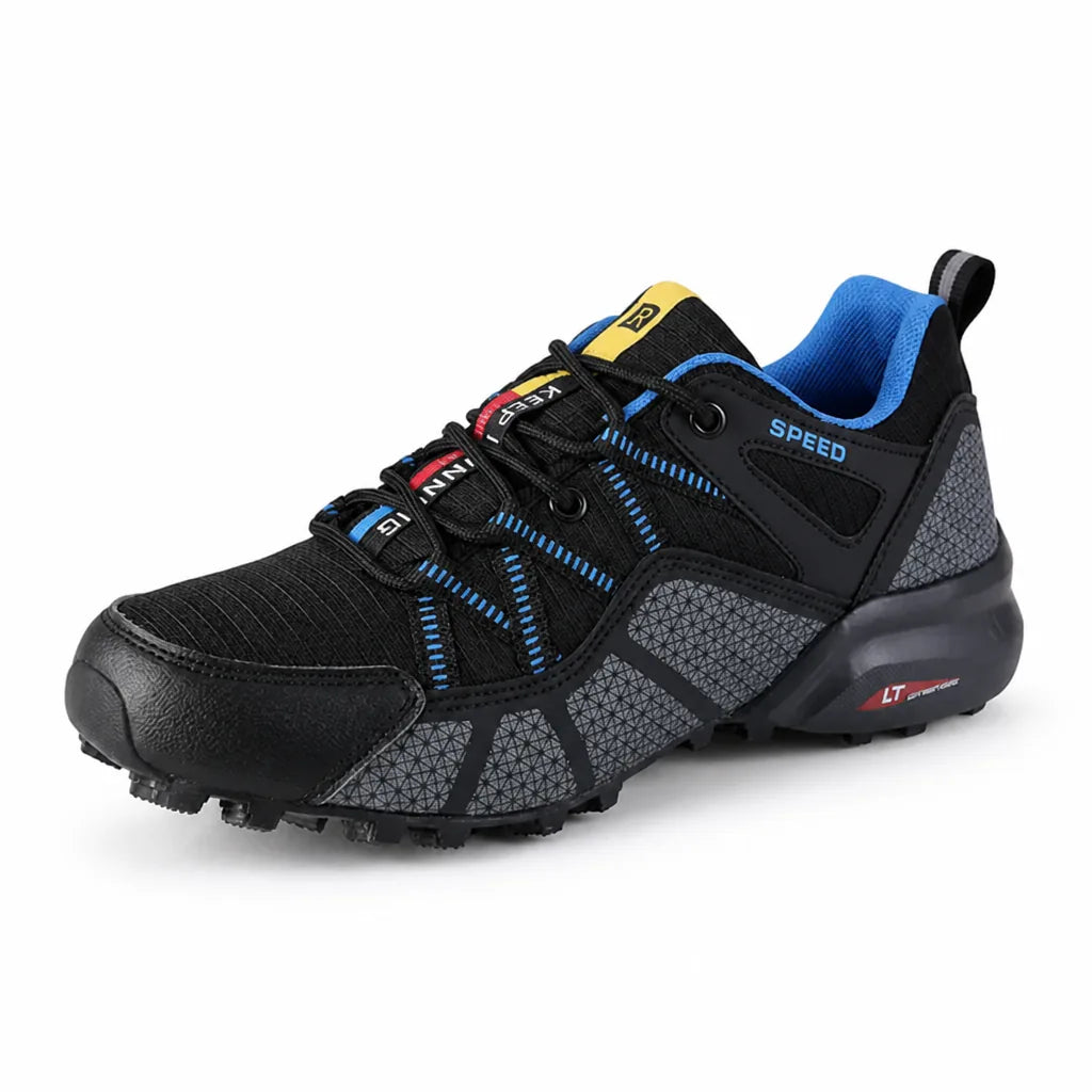 Men's Hiking Shoes Waterproof & Breathable Traction Sole