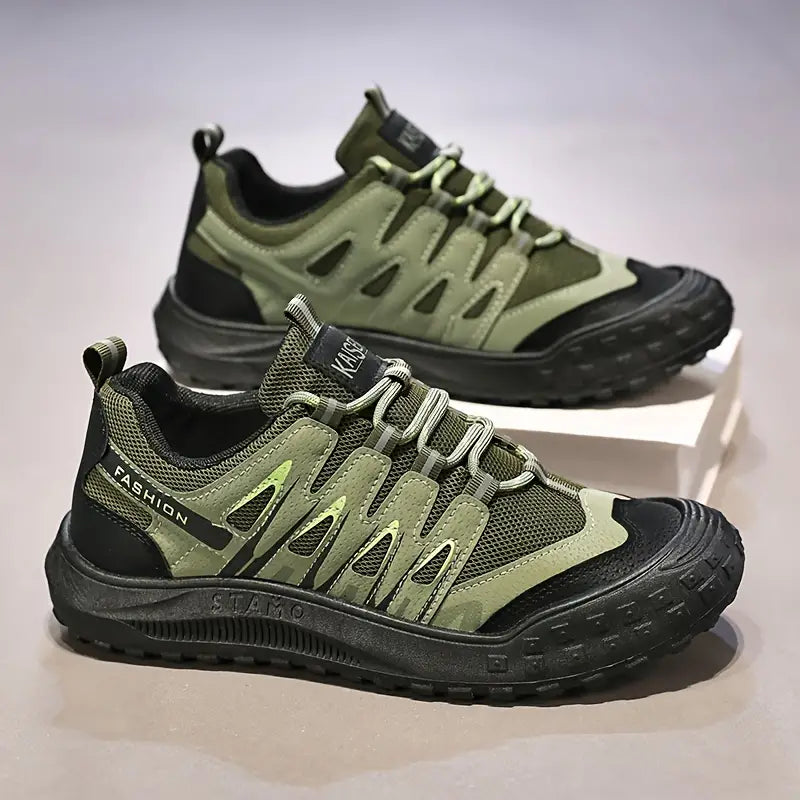 Men's Mountain Shoes Abrasion Resistant Sole Breathable Upper Supportive Fit