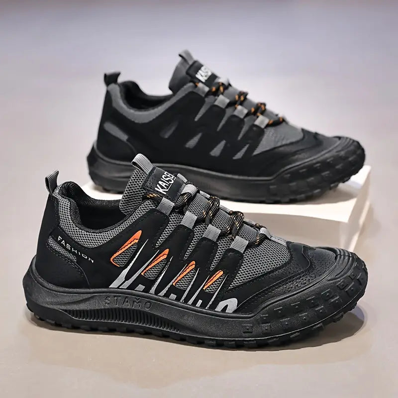 Men's Mountain Shoes Abrasion Resistant Sole Breathable Upper Supportive Fit
