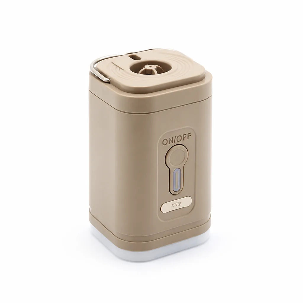 Mini Electric Inflator USB Rechargeable LED Light