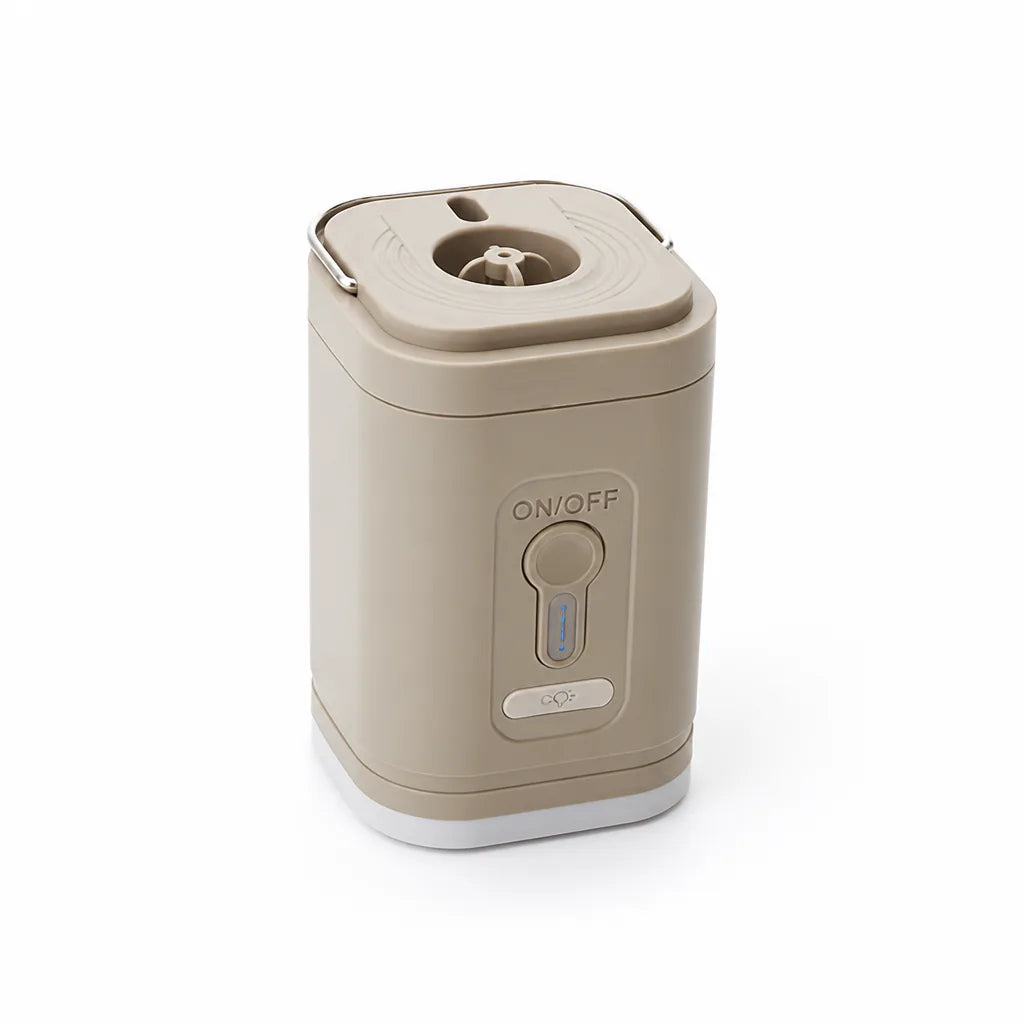 Mini Electric Inflator USB Rechargeable LED Light