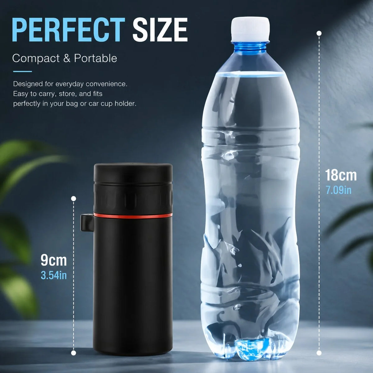 Monocular Telescope HD Optics & Smartphone Adapter Anti-Slip Grip