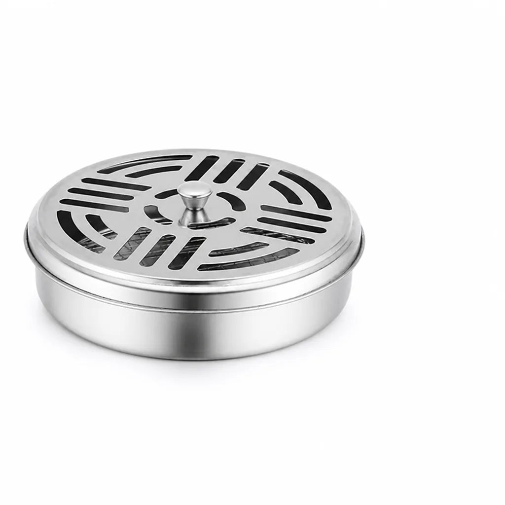 Mosquito Coil Holder Stainless Steel Serrated Ash Tray