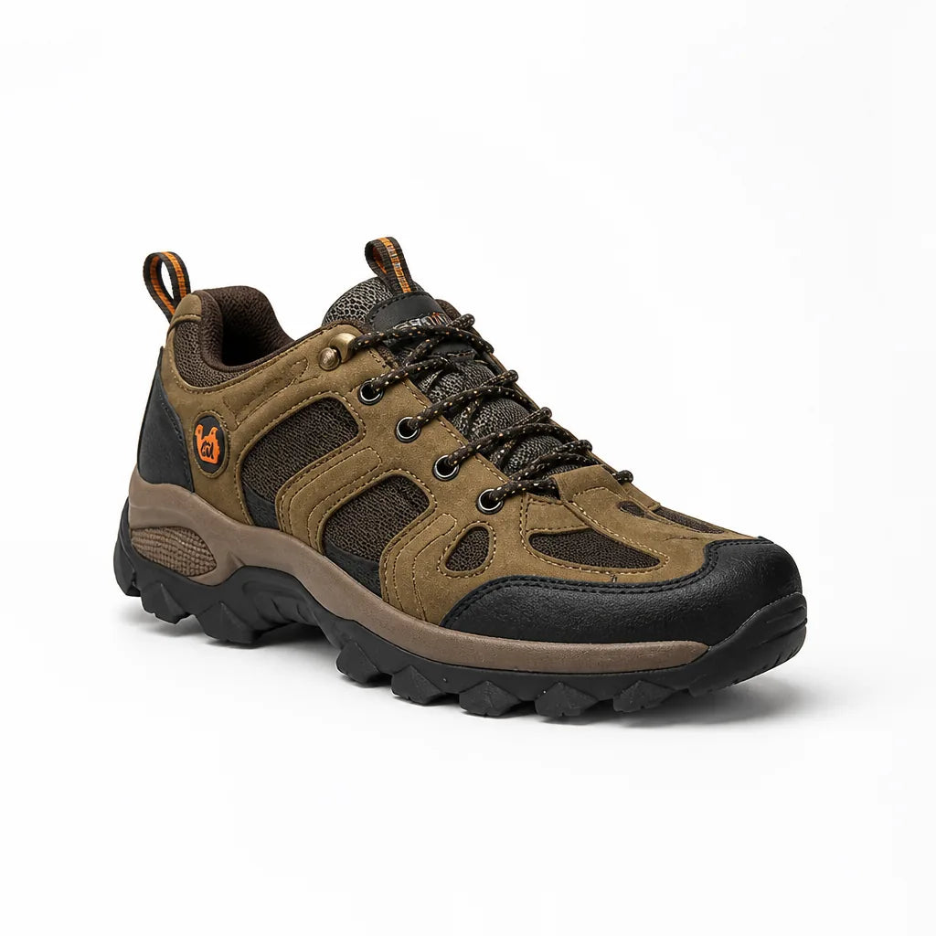 Mountaineering Shoes Water-Repellent Upper Reinforced Grip Sole