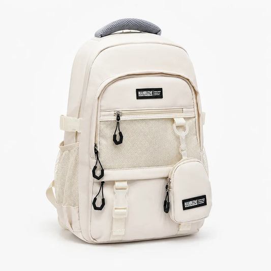 Multi-Compartment Backpack with Padded Back (Adjustable Straps, Weather-Resistant)