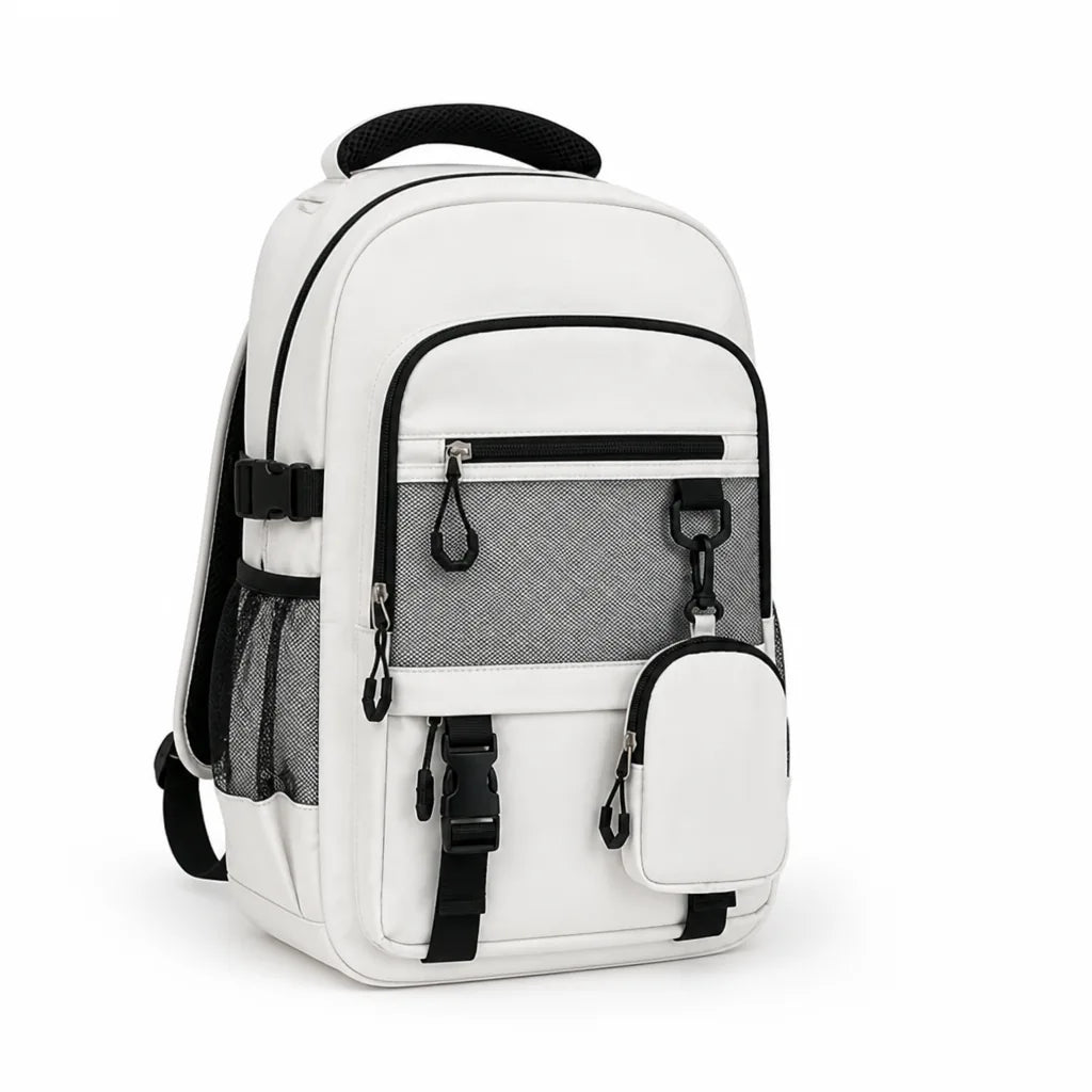 Multi-Compartment Backpack with Padded Back (Adjustable Straps, Weather-Resistant)