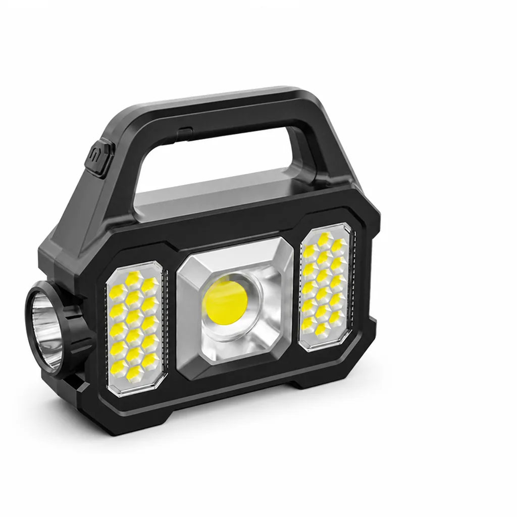 Multifunction Camping Light With Focused Beam And Side Light (Rechargeable 1200 mAh Battery)