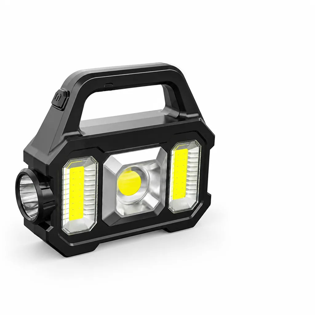 Multifunction Camping Light With Focused Beam And Side Light (Rechargeable 1200 mAh Battery)