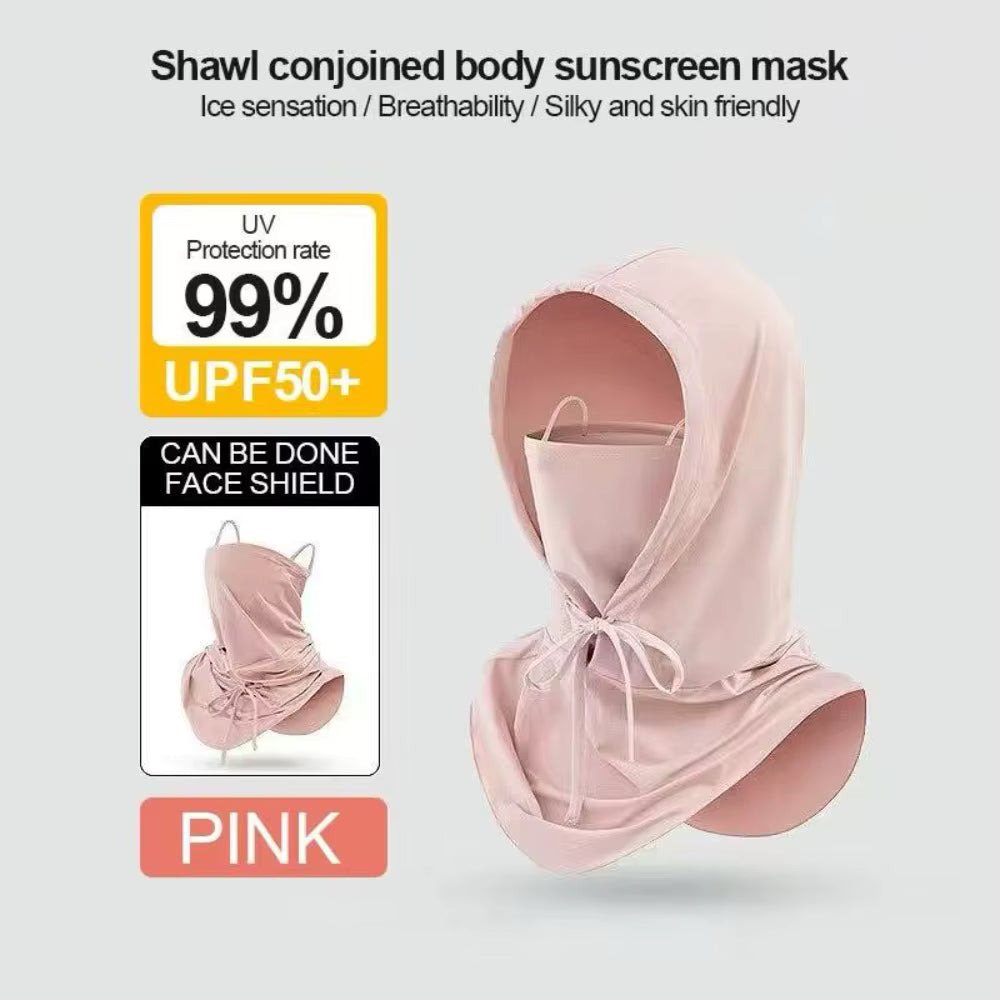 Neck Gaiter UPF50+ Cooling Ice Silk 3-In-1