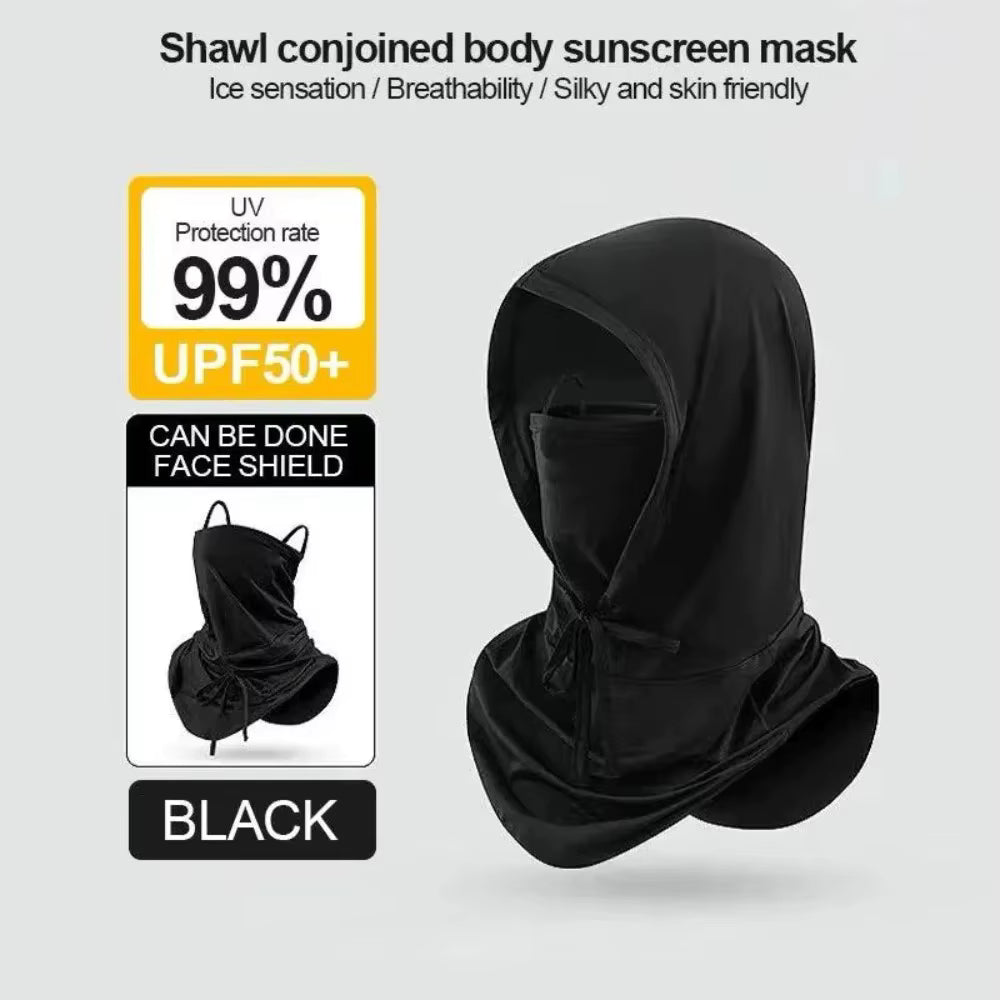 Neck Gaiter UPF50+ Cooling Ice Silk 3-In-1