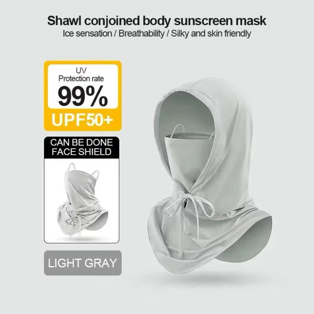 Neck Gaiter UPF50+ Cooling Ice Silk 3-In-1