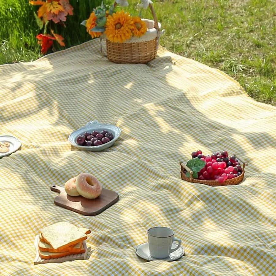 Outdoor Picnic Mat Quick-Dry Polyester Lightweight Foldable