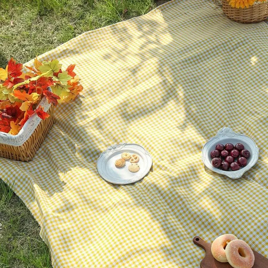 Outdoor Picnic Mat Quick-Dry Polyester Lightweight Foldable