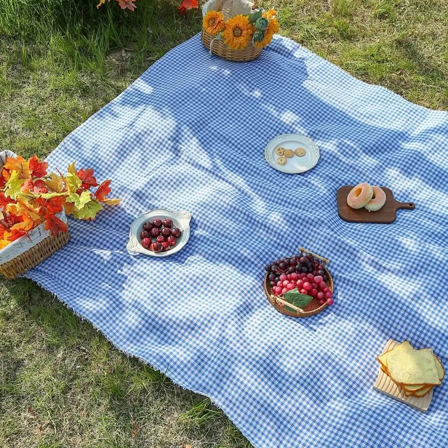 Outdoor Picnic Mat Quick-Dry Polyester Lightweight Foldable