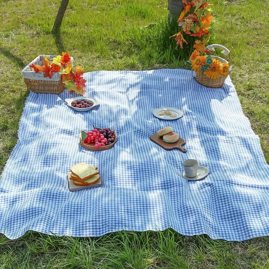 Outdoor Picnic Mat Quick-Dry Polyester Lightweight Foldable