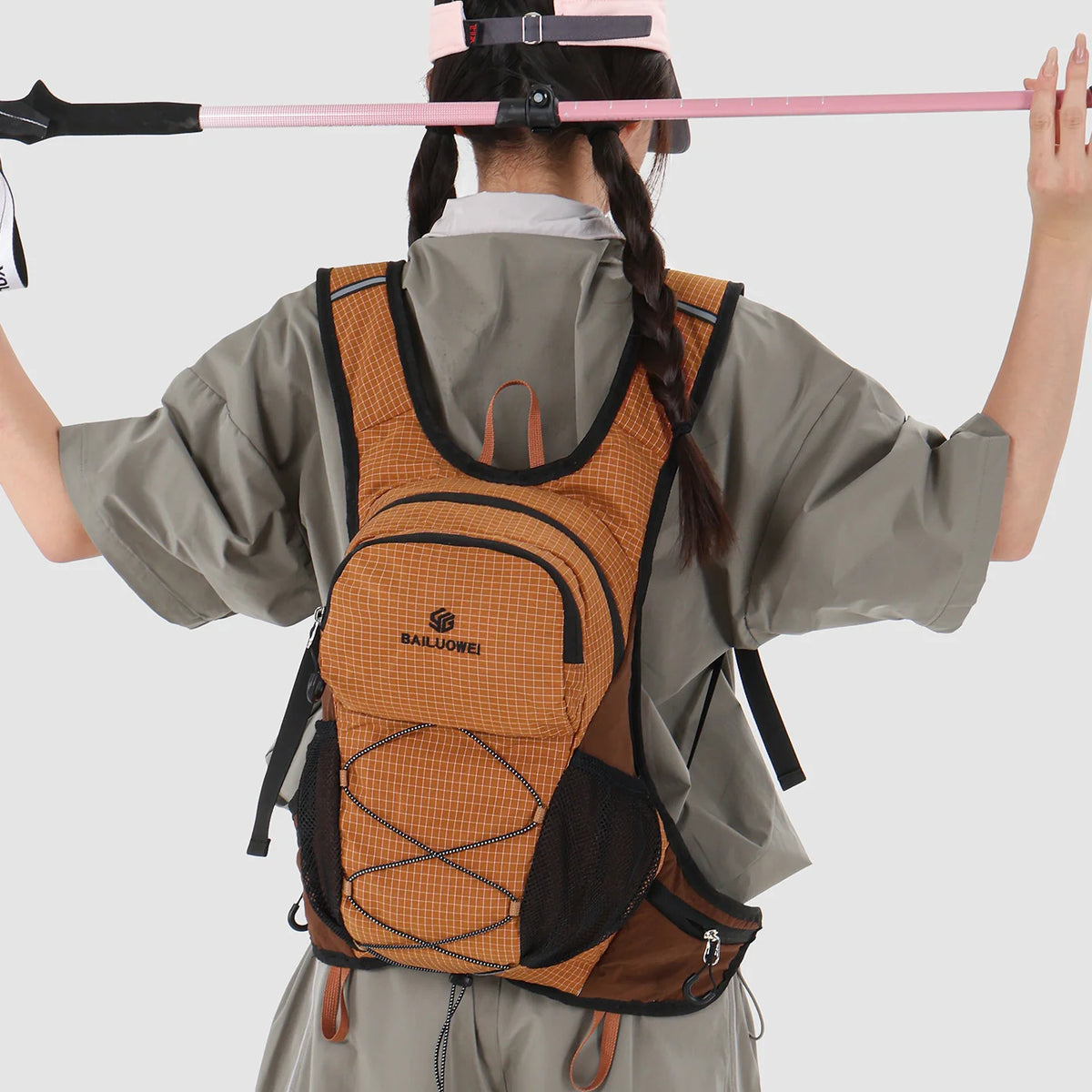 Outdoor Running Backpack Ultra-Light Breathable Multi-Compartment