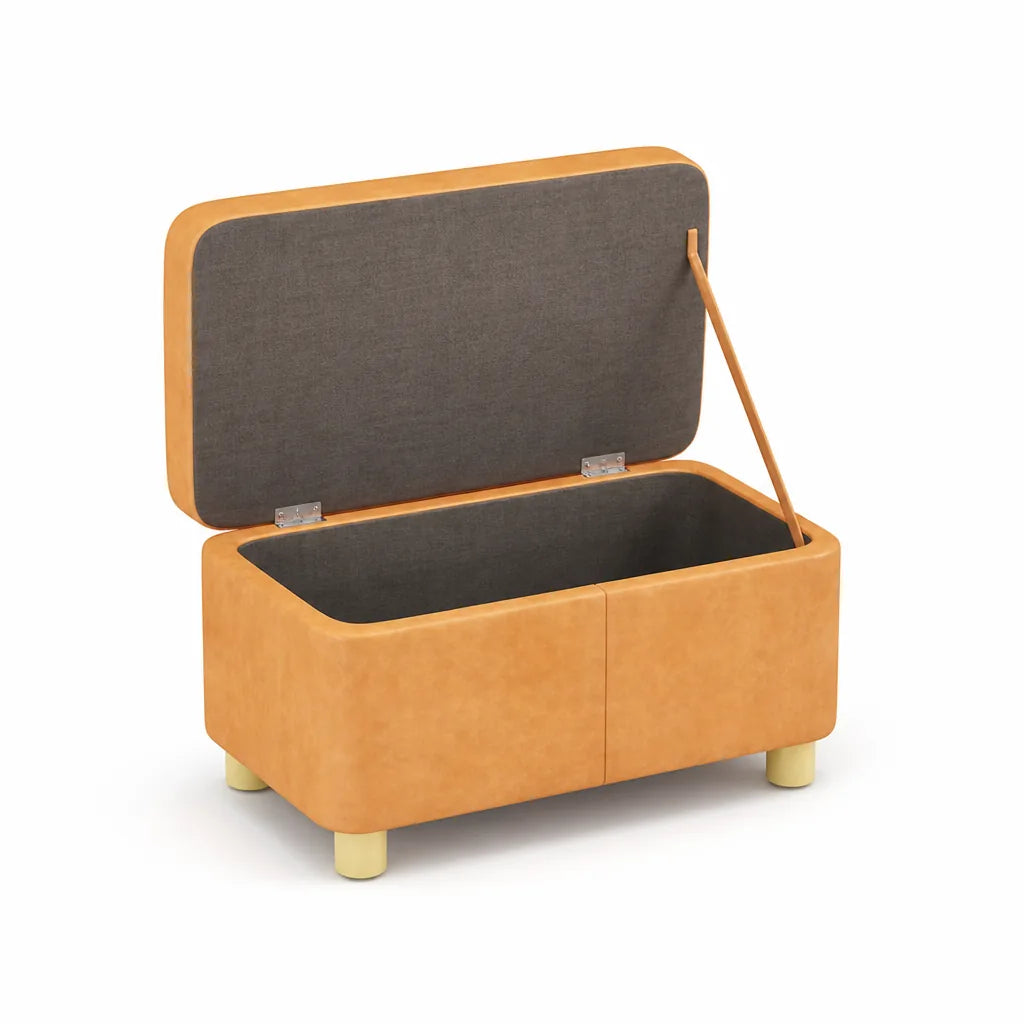 Outdoor Storage Bench Lift-Top Cushioned Seat Waterproof