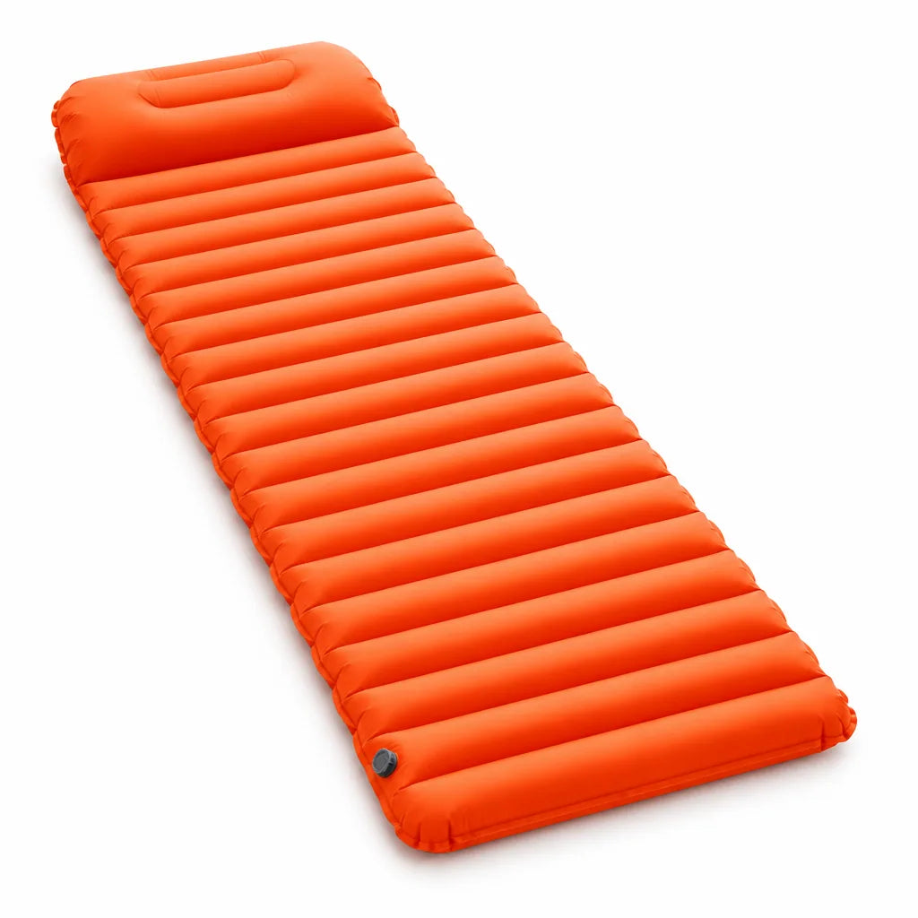 Packable Inflatable Camping Sleeping Pad (Contoured Air-Cell Surface)