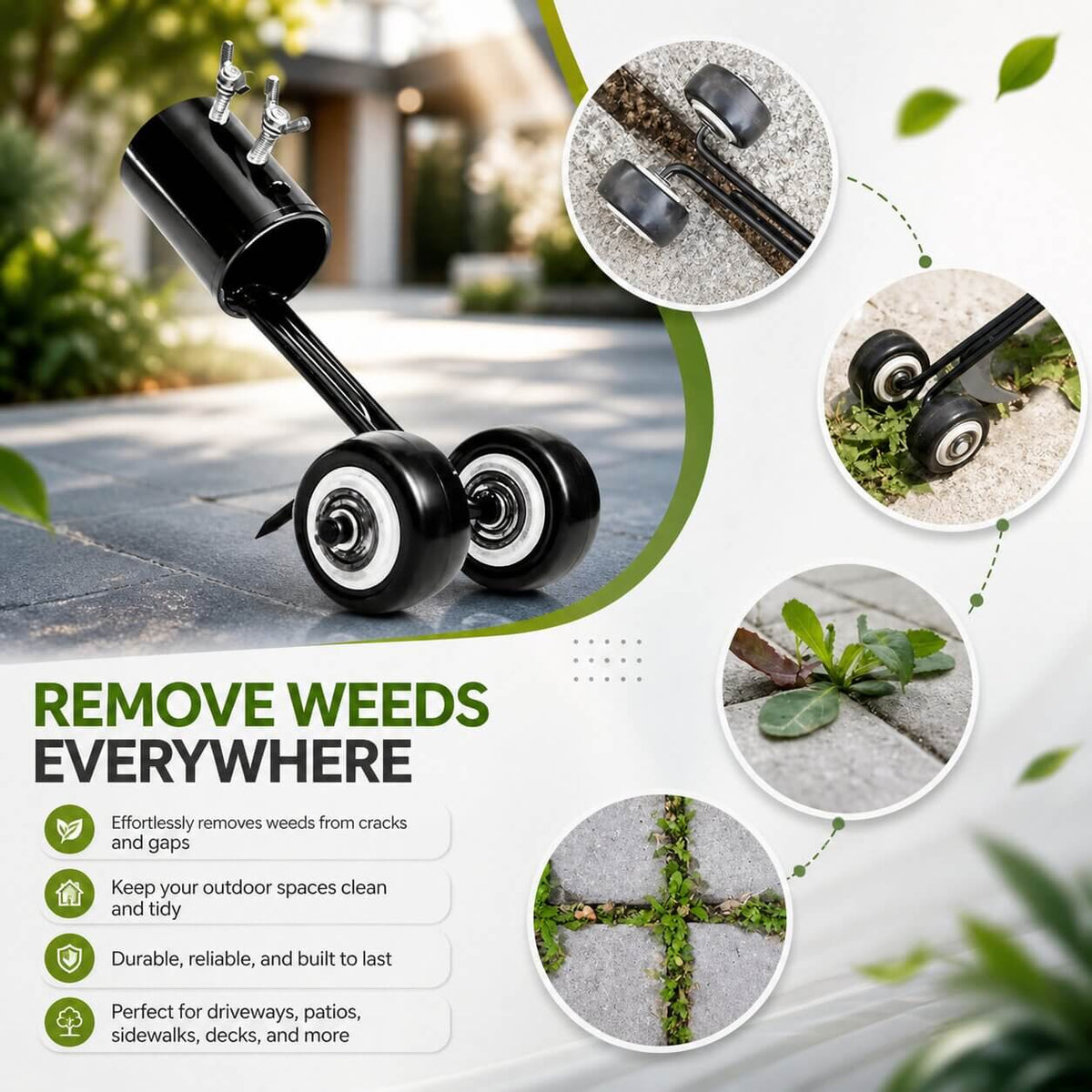 Paver Joint Weeder Iron Construction Ergonomic Grip