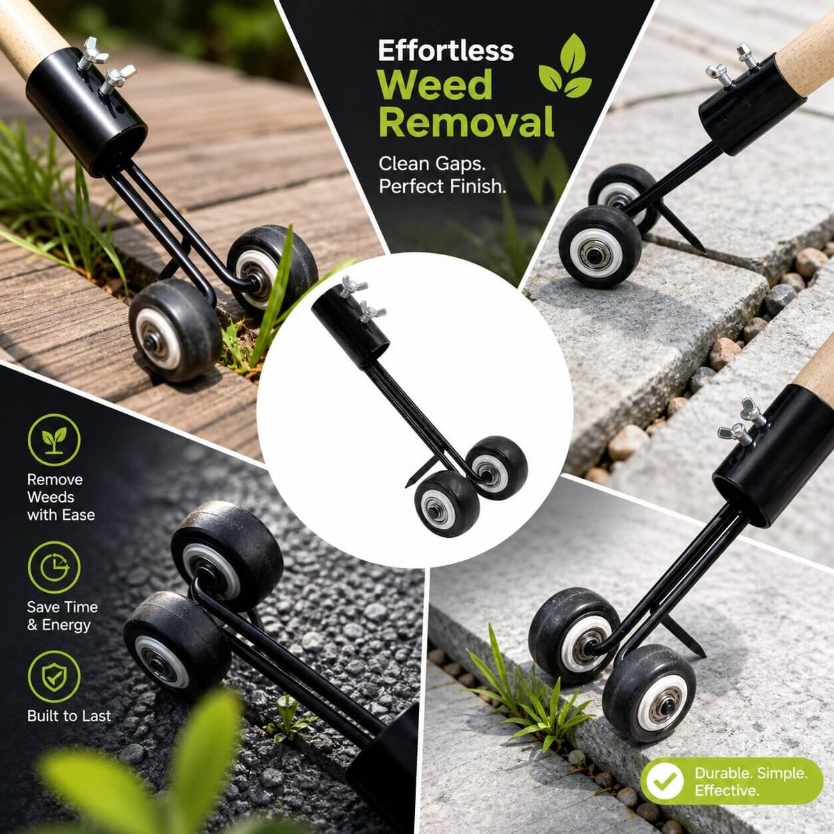 Paver Joint Weeder Iron Construction Ergonomic Grip