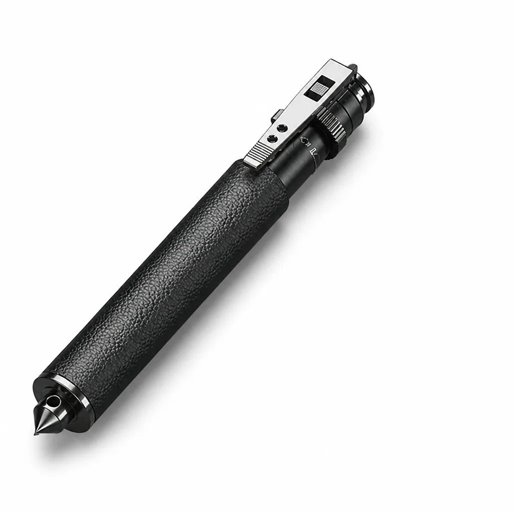 Pop-Up Telescopic Self-Defense Walking Cane with Non-Slip Handle