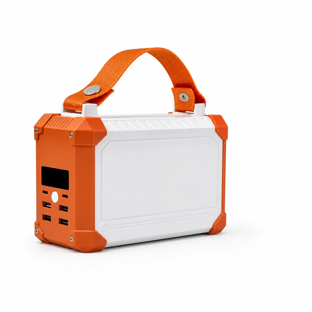 Portable Rechargeable LED Lamp (Adjustable Brightness And USB Charging Ports)