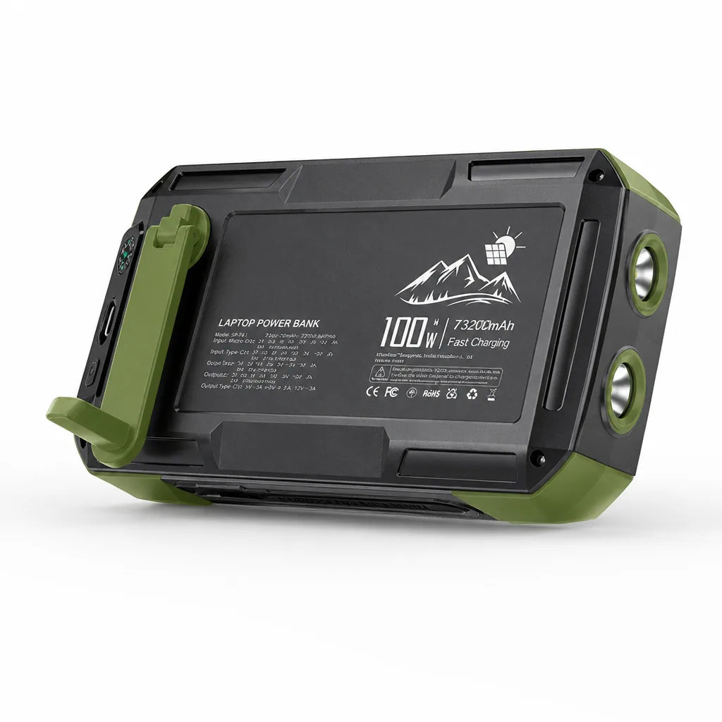 Power Bank 73,200 mAh Solar & 100W USB-C/USB-A