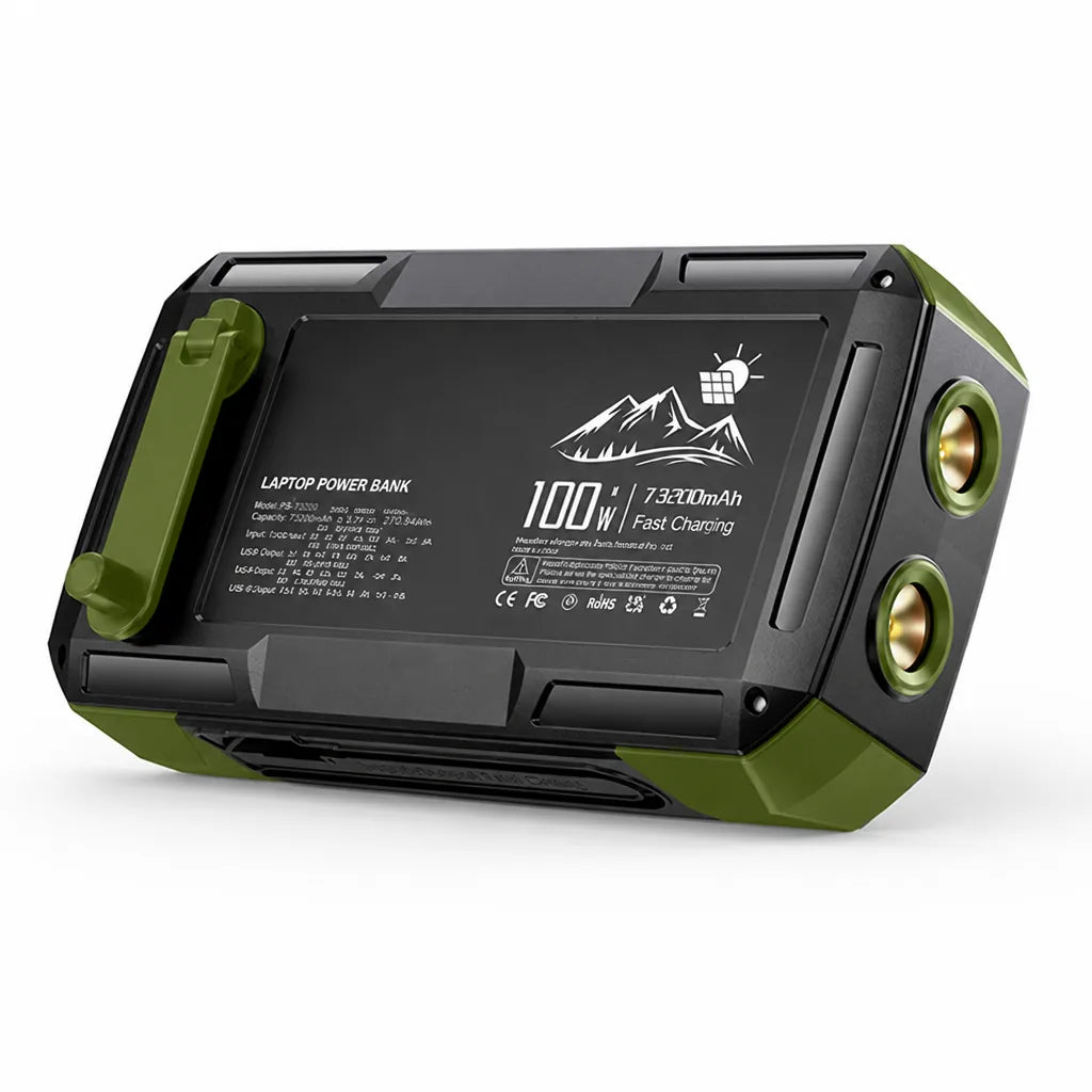Power Bank 73,200 mAh Solar & 100W USB-C/USB-A