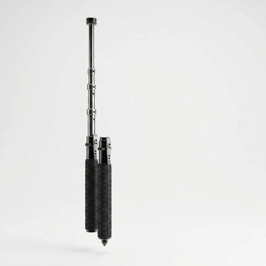 Quick-Deploy Telescoping Non-Slip Handle Hiking Pole