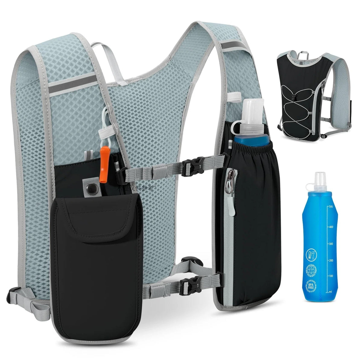 Running Vest Breathable Mesh Hydration Pack