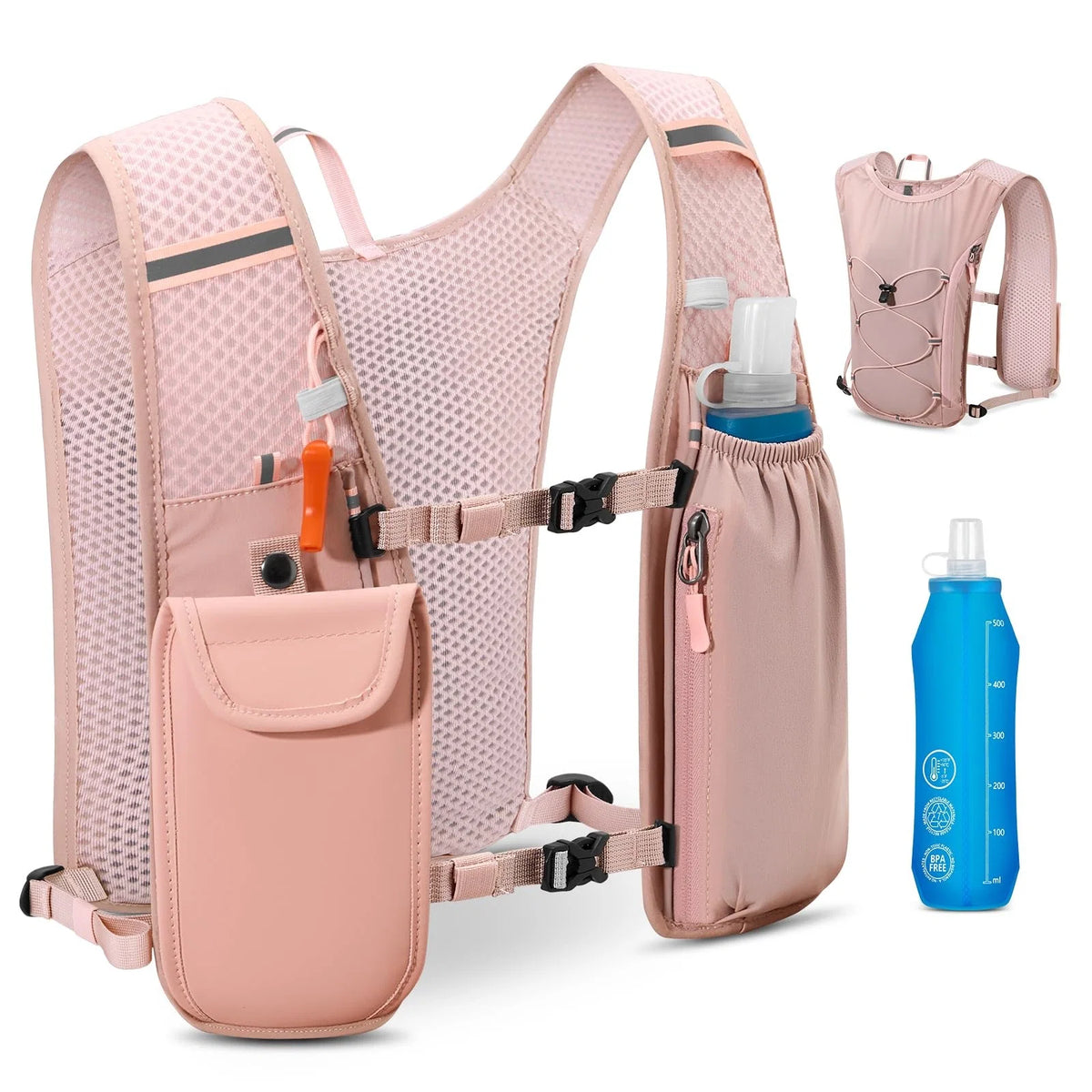 Running Vest Breathable Mesh Hydration Pack