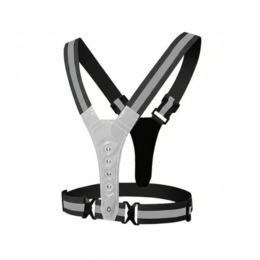 Running Vest LED USB Rechargeable 360 Degree Visibility