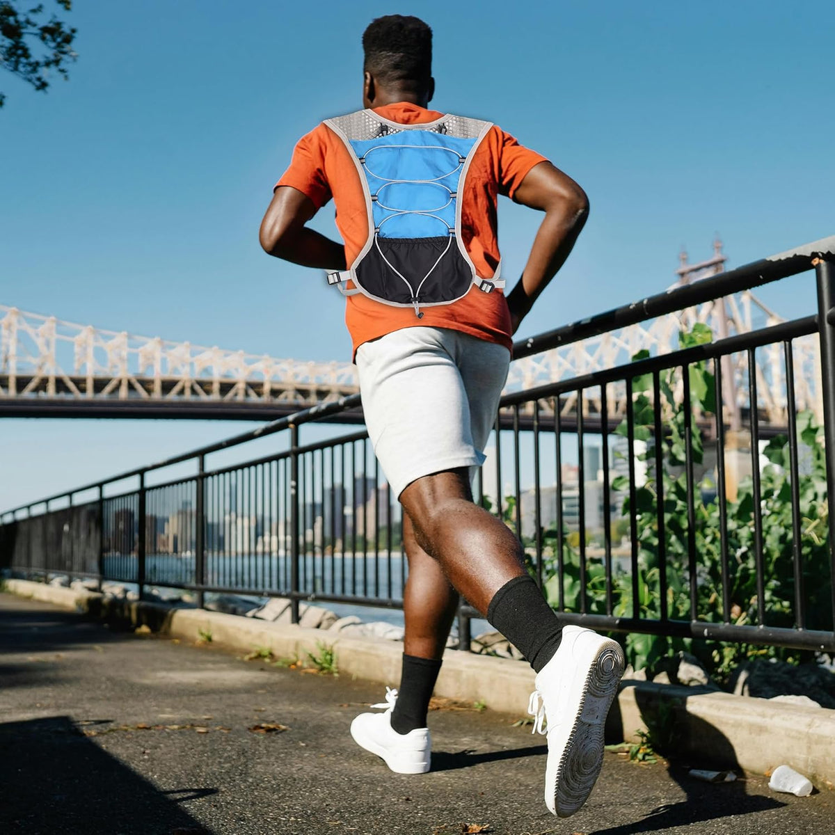Running Vest Ultra Lightweight Breathable Mesh Adjustable Fit