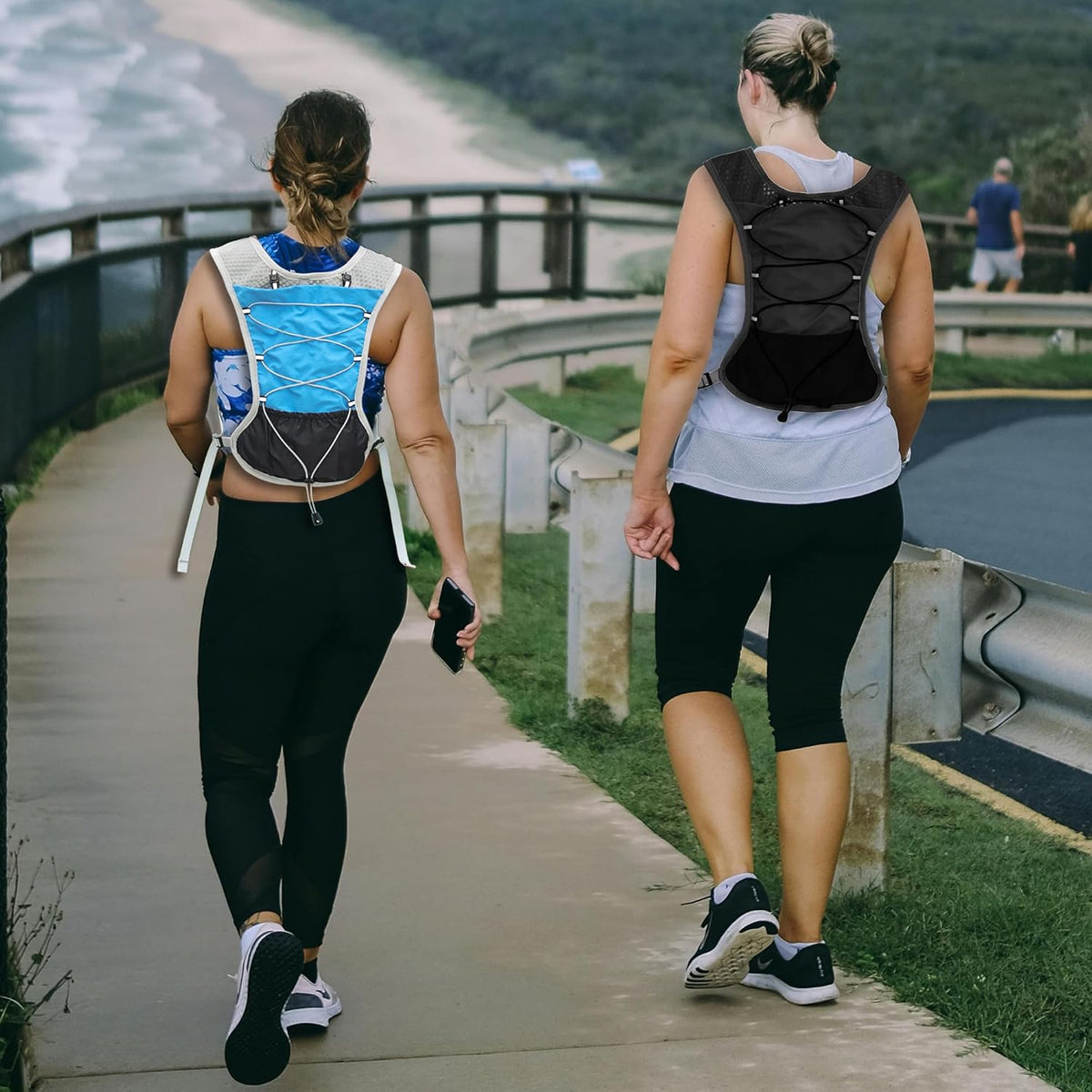 Running Vest Ultra Lightweight Breathable Mesh Adjustable Fit