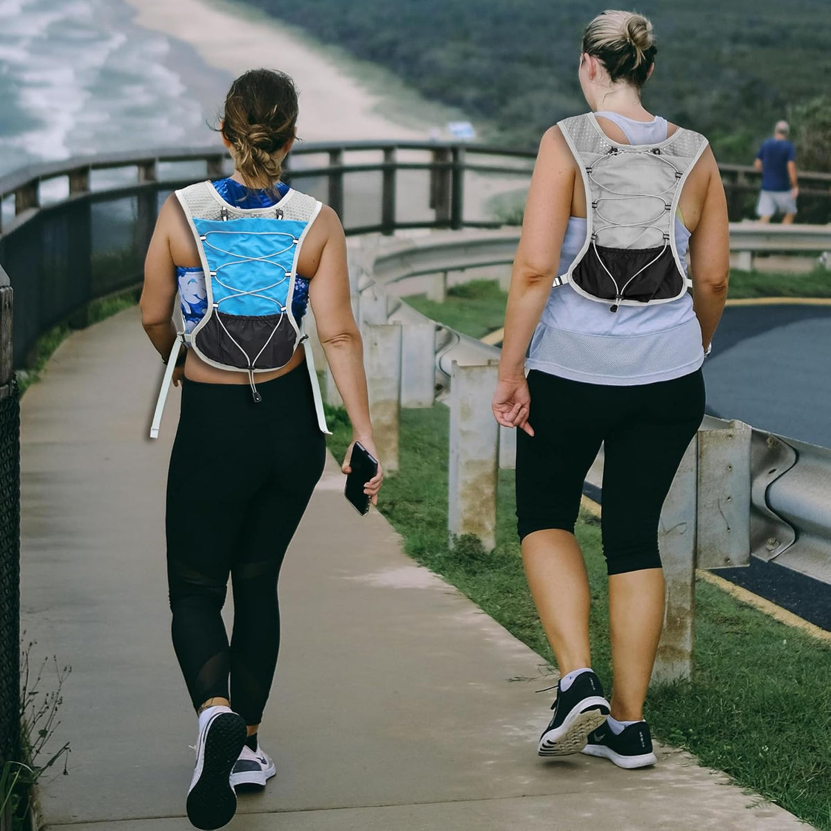 Running Vest Ultra Lightweight Breathable Mesh Adjustable Fit