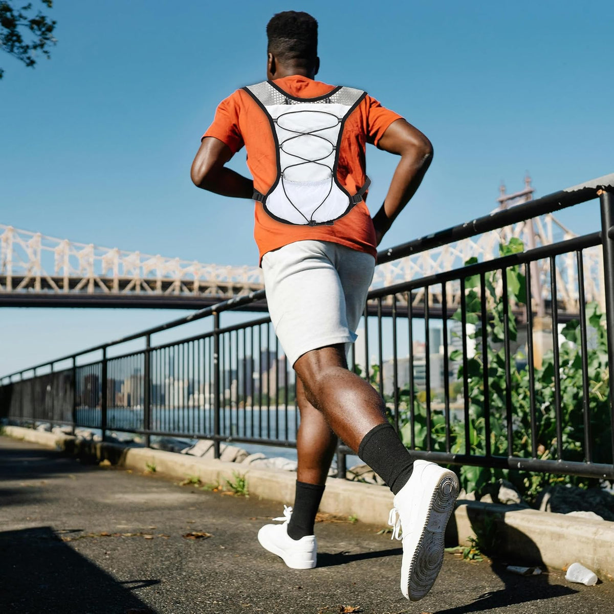Running Vest Ultra Lightweight Breathable Mesh Adjustable Fit
