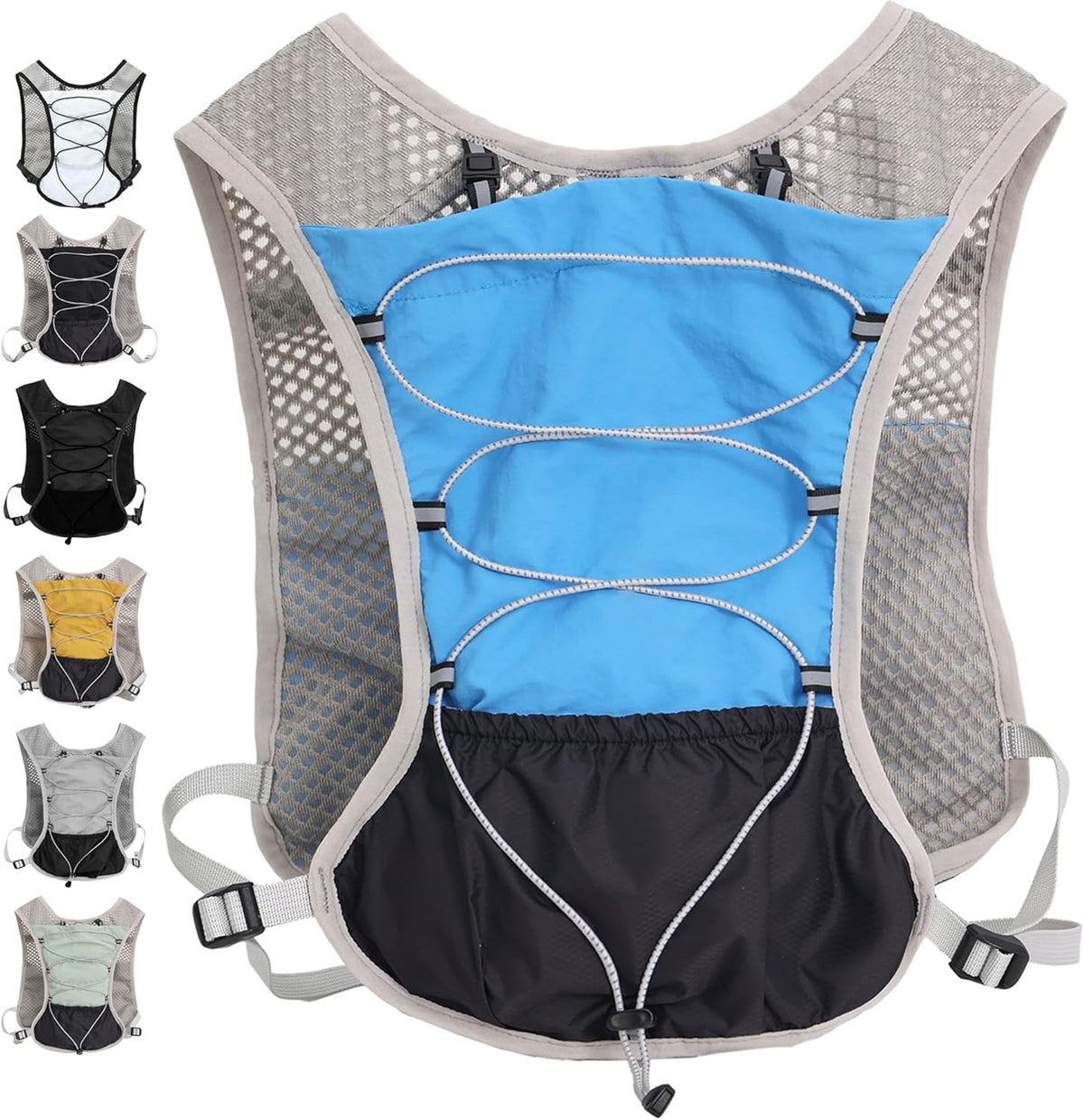 Running Vest Ultra Lightweight Breathable Mesh Adjustable Fit
