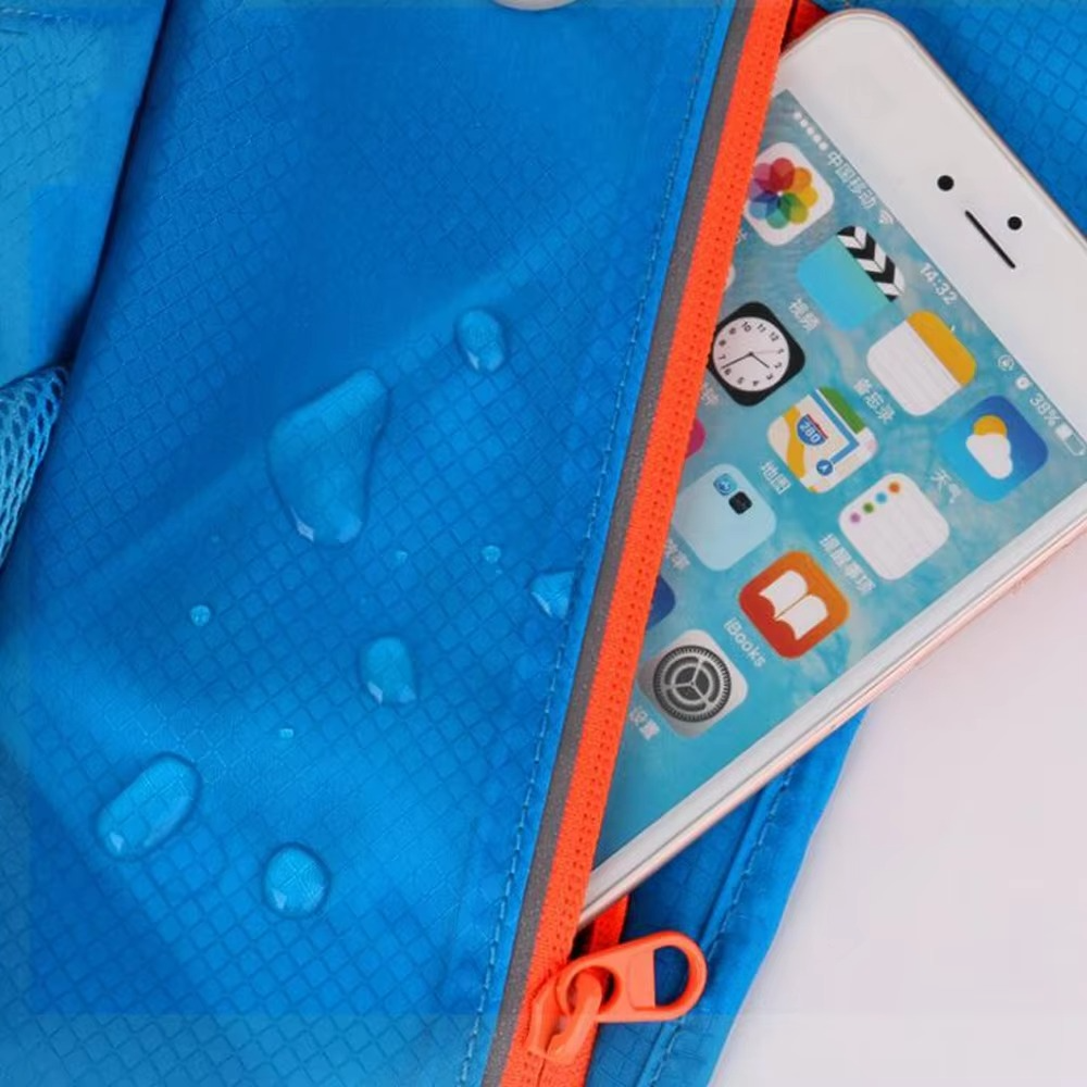 Running Waist Bag Hydration Holder & Zippered Phone Pocket