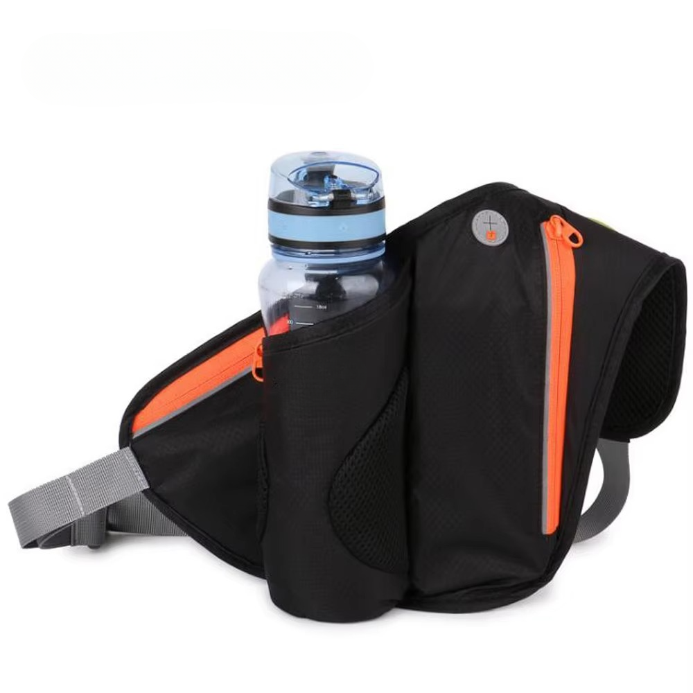 Running Waist Bag Hydration Holder & Zippered Phone Pocket